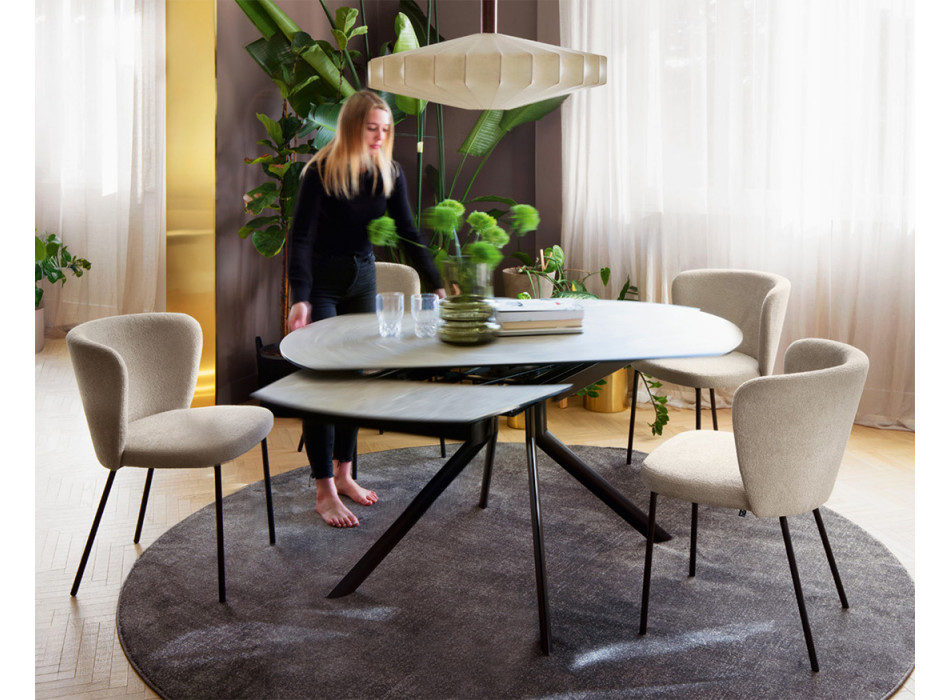 Giove 140 uitschuifbare tafel van CONNUBIA