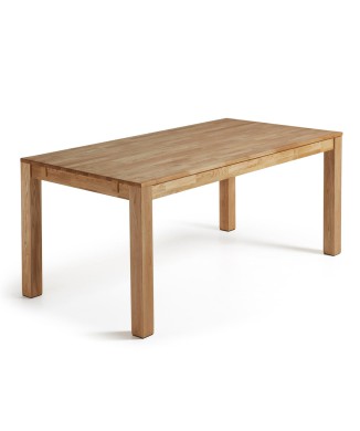 Isbel uitschuifbare tafel 180 (260) x 90 cm naturel