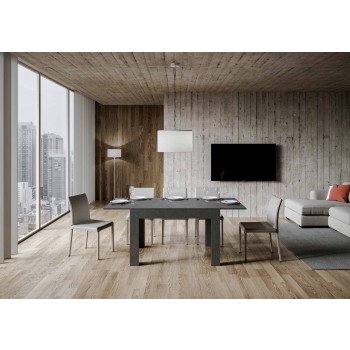 Bibi Tafel - Uitschuifbare Tafel 90x120/180 cm Bibi Witte Spatel