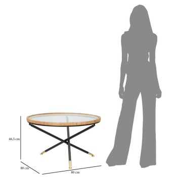 Ronde salontafel van Saint Barth