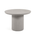 Taimi ronde betonnen buitentafel in actie
