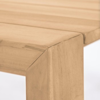 Victoire buitentafel van massief theehout