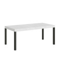 Uitschuifbare tafel 90x160/420 cm Everyday Premium met antraciet frame