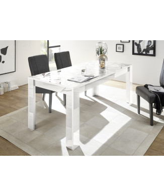 PRISMA tafel in witte kleur