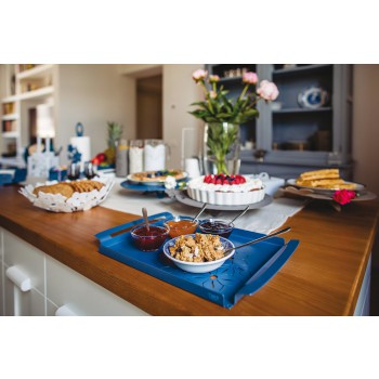 Klein dienblad met lotusbloemmotief 3347 Kunst en handwerk