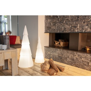 Okrągłe świecące drzewko 55 cm 32419W Wzór na 8 pór roku