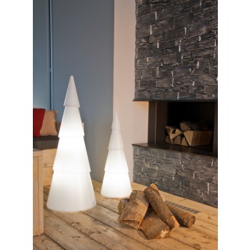 Okrągłe świecące drzewko 55 cm 32419W Wzór na 8 pór roku