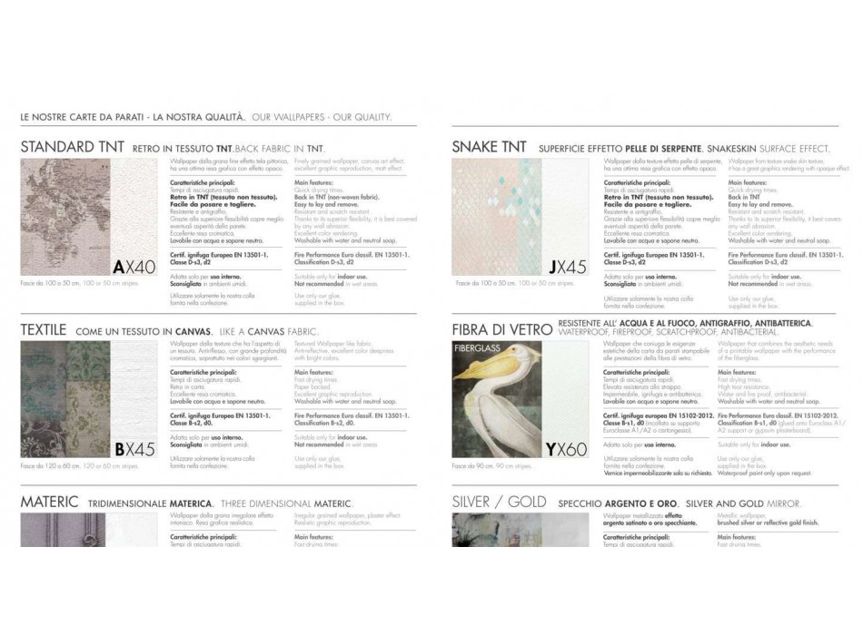 SREBRNA TAPETA ADRIANI & ROSSI