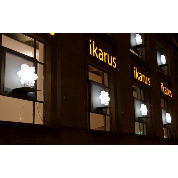 Kryształ śnieżny Luminous 60 cm 32436W Wzór na 8 pór roku