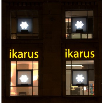 Kryształ śnieżny Luminous 60 cm 32436W Wzór na 8 pór roku