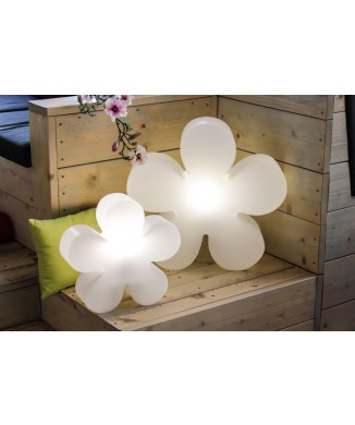 Świecący kwiat 40 cm 32404W Wzór na 8 pór roku