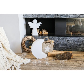 Świecący Księżyc Mini 40 cm 32351W Wzór 8 pór roku