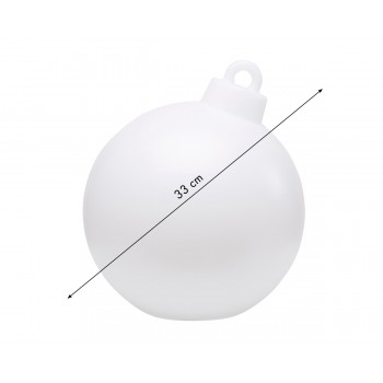 Świecąca bombka świąteczna 33 cm 32374W Wzór 8 pór roku