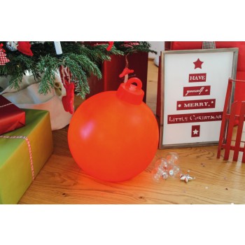 Świecąca bombka świąteczna 33 cm 32374W Wzór 8 pór roku