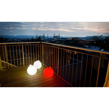 Świecąca bombka świąteczna 33 cm 32374W Wzór 8 pór roku