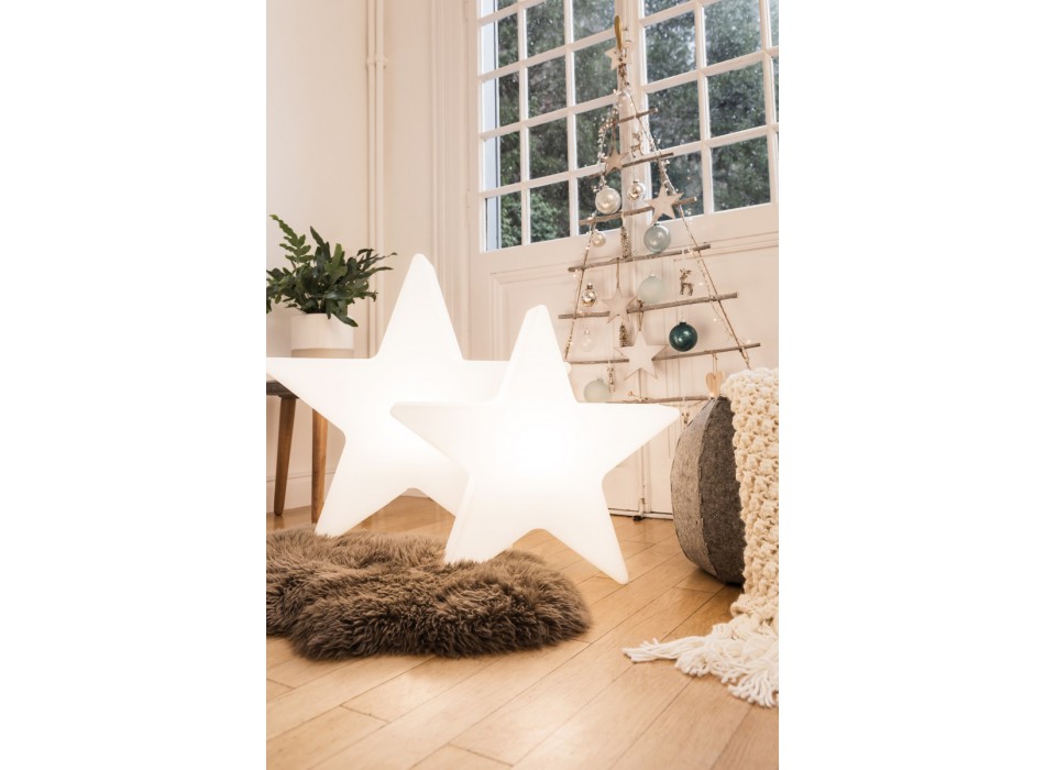 Świecąca Gwiazda 80 cm 32073W Wzór na 8 pór roku