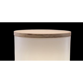 Drewniany blat 37 cm (na bęben) 13008 Wzór 8 pór roku