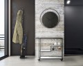 CABIDE/SUPORTE PARA GUARDA-CHUVA PRETO GLAM