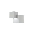 Luminária de parede branca Rubik 2XG9 19,5 x 11,5 x 16 cm