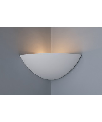 Luminária de parede Santorini branca 1xE14 29x21x11,5cm