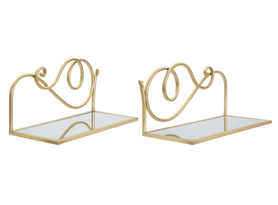 PAR DE PRATELEIRAS PARA MESA DE CABECEIRA