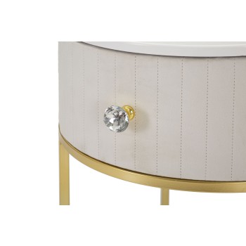 MESA DE CABECEIRA MONTPELLIER CREME