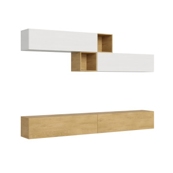Composição Isoka - Composição de parede para sala de estar Isoka A110 L 308 P 39,2