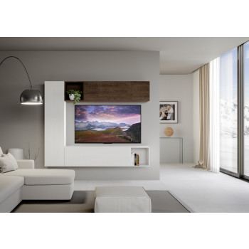 Composição Isoka - Composição de parede Isoka para sala de estar A114 L.214 A.173,6 P.39,2