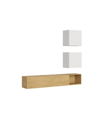 Composição Isoka - Composição de parede Isoka para sala de estar A115 L 234 P 39,2