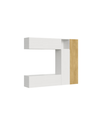 Composição Isoka - Composição de parede Isoka A18 para sala de estar L 214 A 173,6 P 39,2