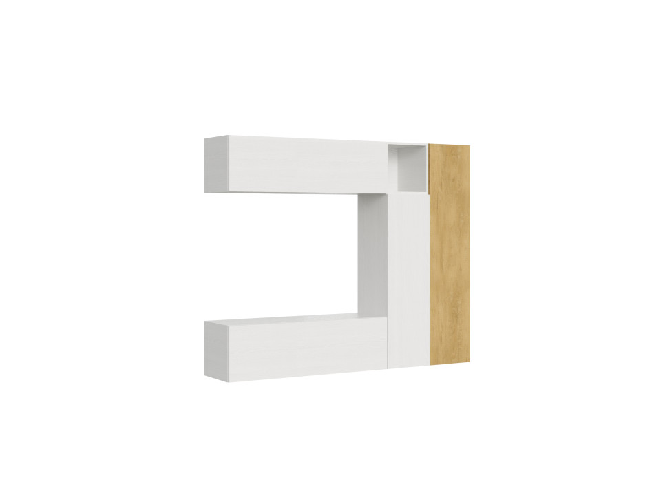 Composição Isoka - Composição de parede Isoka A18 para sala de estar L 214 A 173,6 P 39,2
