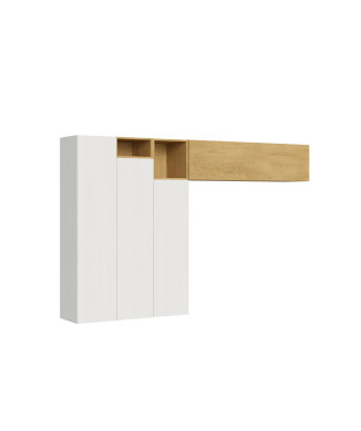 Composição Isoka - Composição de parede Isoka A22 para sala de estar: L 274 A 173,6 P 39,2