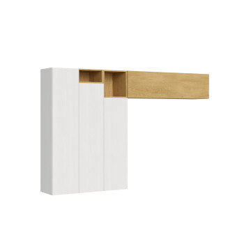 Composição Isoka - Composição de parede Isoka A22 para sala de estar: L 274 A 173,6 P 39,2