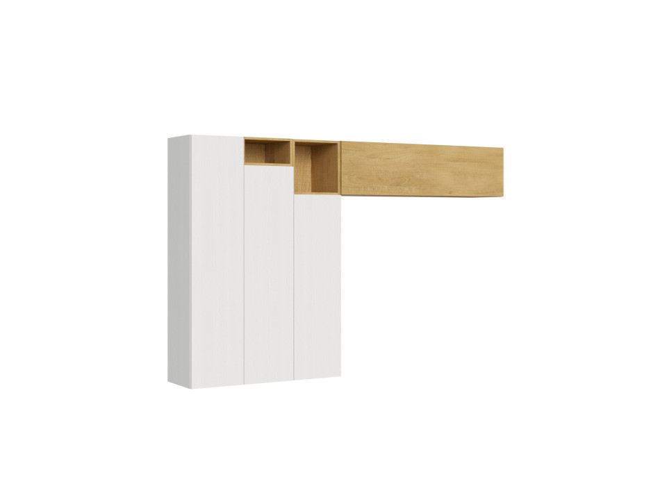 Composição Isoka - Composição de parede Isoka A22 para sala de estar: L 274 A 173,6 P 39,2