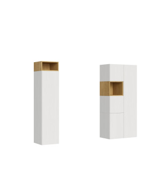 Composição Isoka - Composição de parede Isoka A28 para sala de estar A.173,6 D.39,2