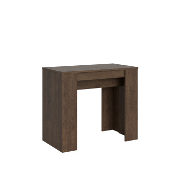 Console Básico - Console Extensível 90x48/308 cm Branco Freixo Básico