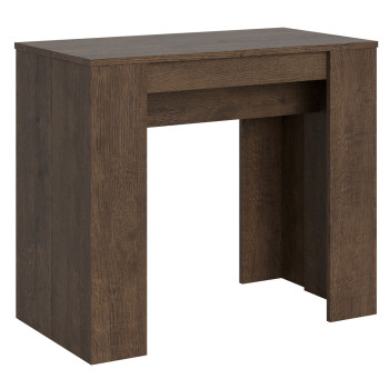 Console Básico - Console Extensível 90x48/308 cm Branco Freixo Básico