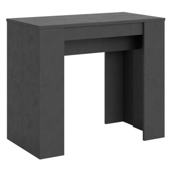 Console Básico - Console Extensível 90x48/308 cm Branco Freixo Básico