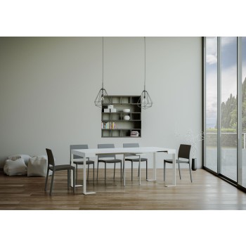 Console dobrável Tecno Itamoby com corpo branco