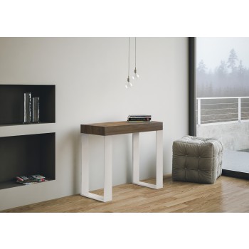 Console dobrável Tecno Itamoby com corpo branco