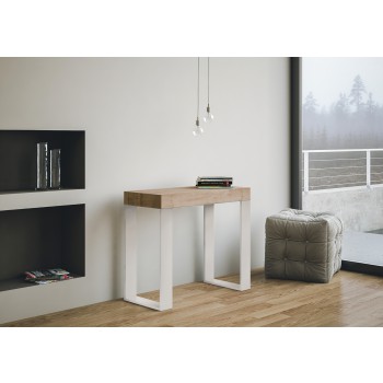Console dobrável Tecno Itamoby com corpo branco