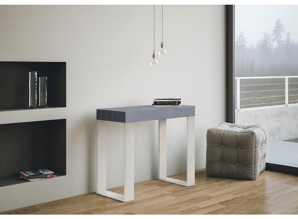 Console dobrável Tecno Itamoby com corpo branco