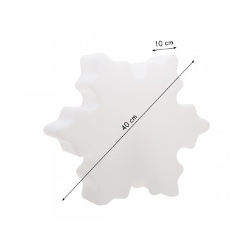Cristal de neve luminoso de 40 cm, 32065 W, design das 8 estações.