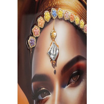 PINTURA SOBRE TELA COM MOLDURA SAMIRA -B-