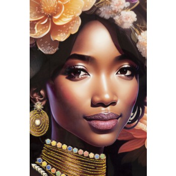 PINTURA EM TELA COM MOLDURA ZENA -A-