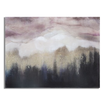 PINTURA EM TELA DA MONTANHA ROSA