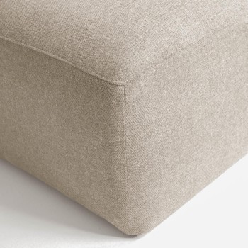 Sofá de 2 lugares Blok com chaise longue à esquerda, bege, 240 cm