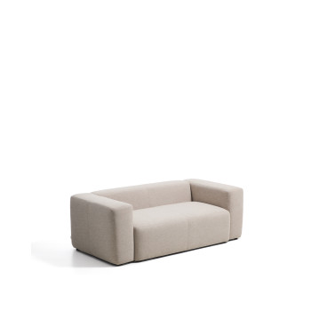 Sofá Blok de 2 lugares em chenille