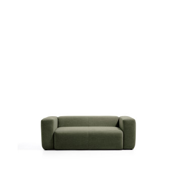 Sofá Blok de 2 lugares em chenille