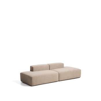 Sofá Blok de 3 lugares em chenille